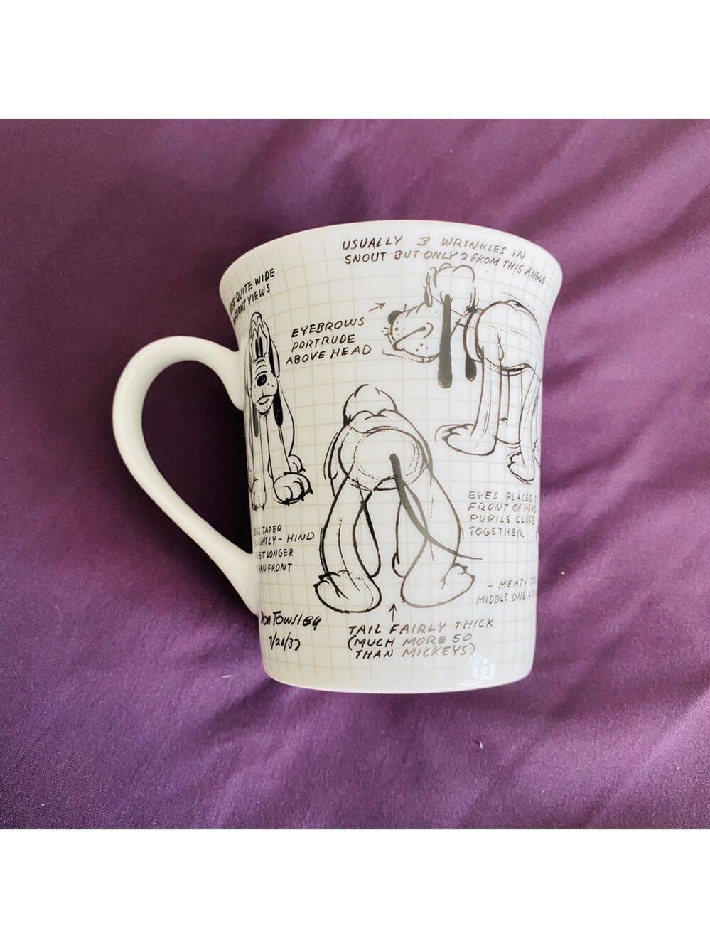 Disney Pluto Sketch Mug